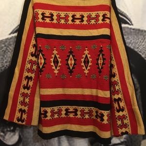 Vtg. Aztec Autumnal Sweater, XL